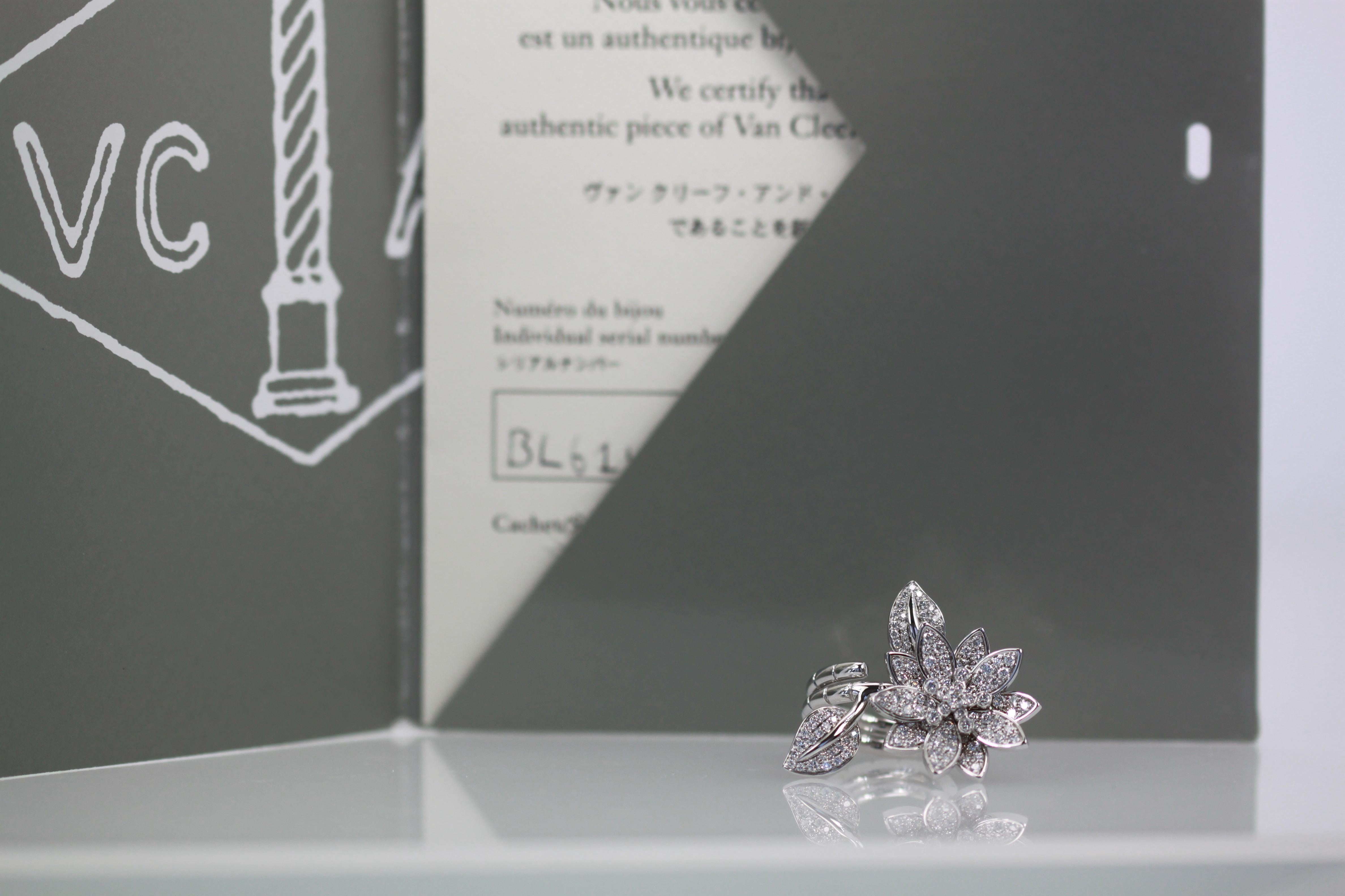 Van Cleef & Arpels Lotus-Diamantring 4