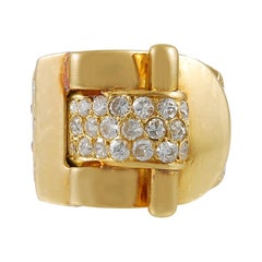 Retro Van Cleef & Arpels Diamond Ludo Ring