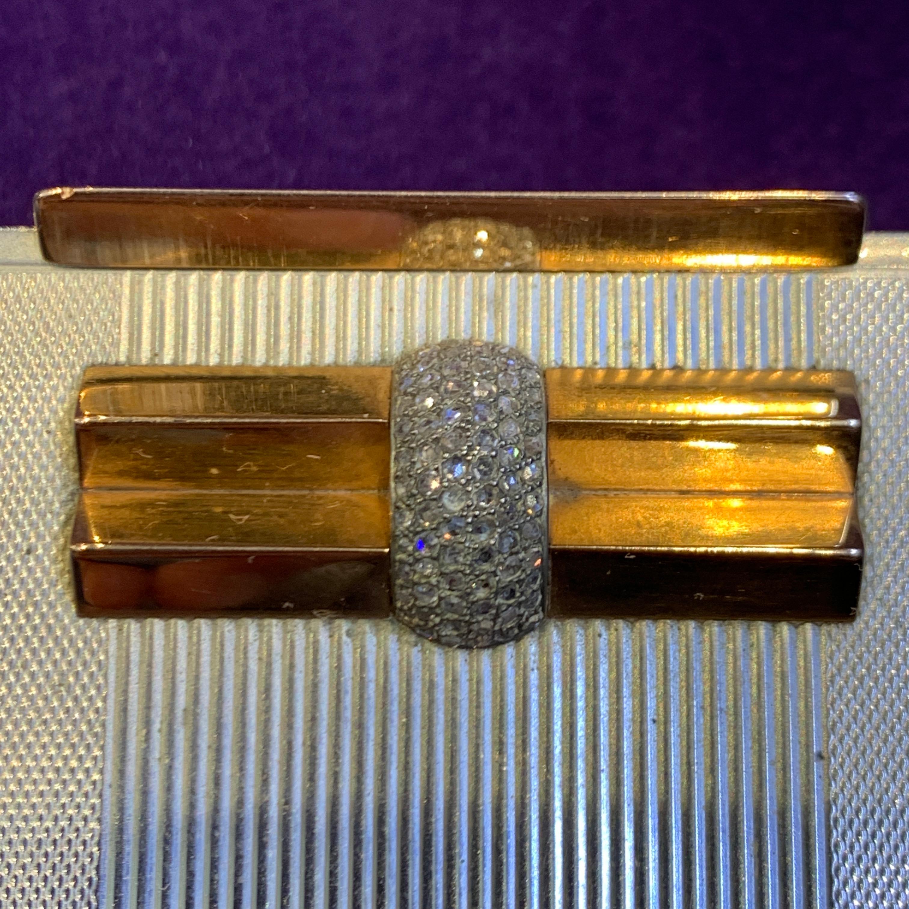 Art Deco Van Cleef & Arpels Diamond Miniaudiere For Sale
