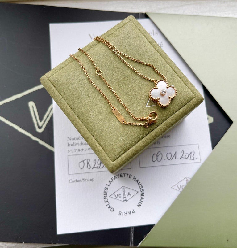 Van Cleef and Arpels Diamond Mother of Pearl Limited Edition