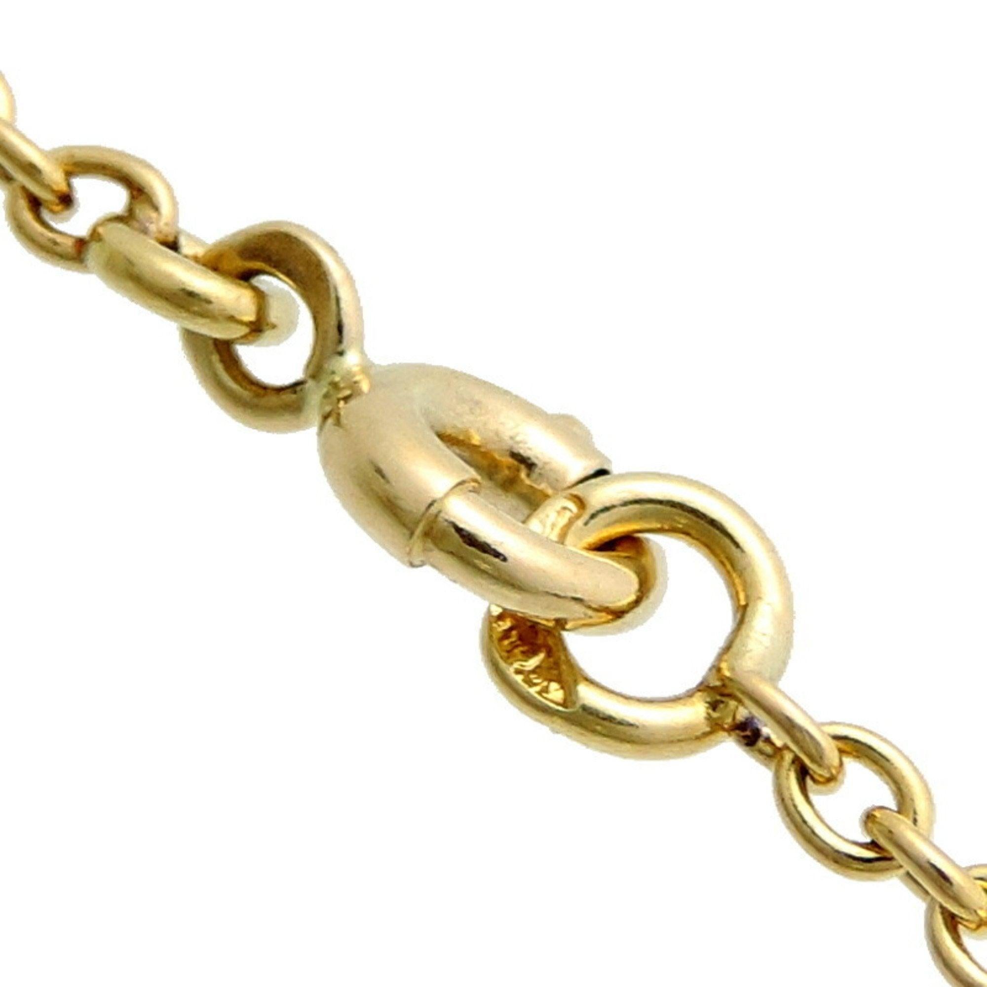 Van Cleef & Arpels Diamond Necklace in 18K Yellow Gold In Good Condition For Sale In London, GB