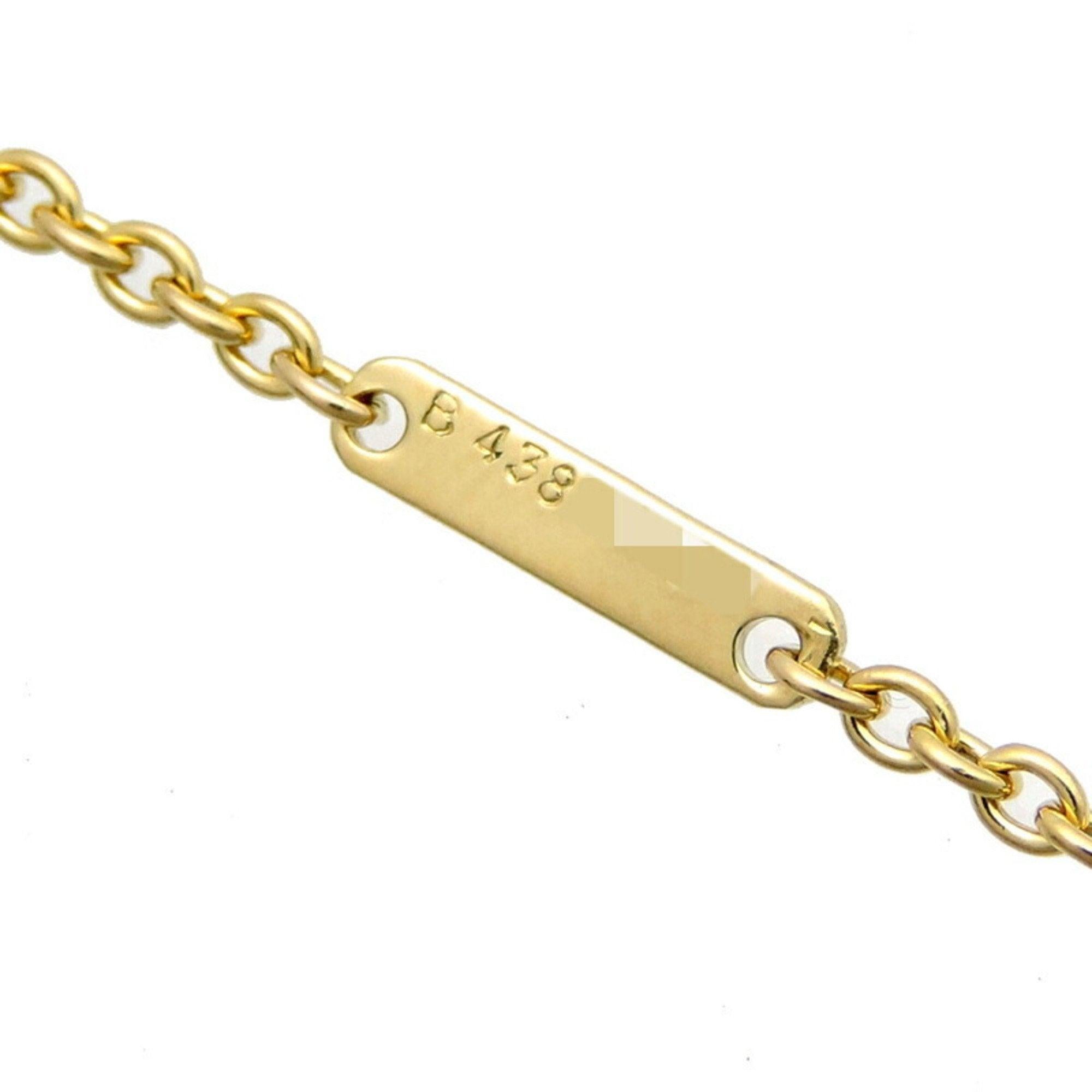 Van Cleef & Arpels Diamond Necklace in 18K Yellow Gold For Sale 1