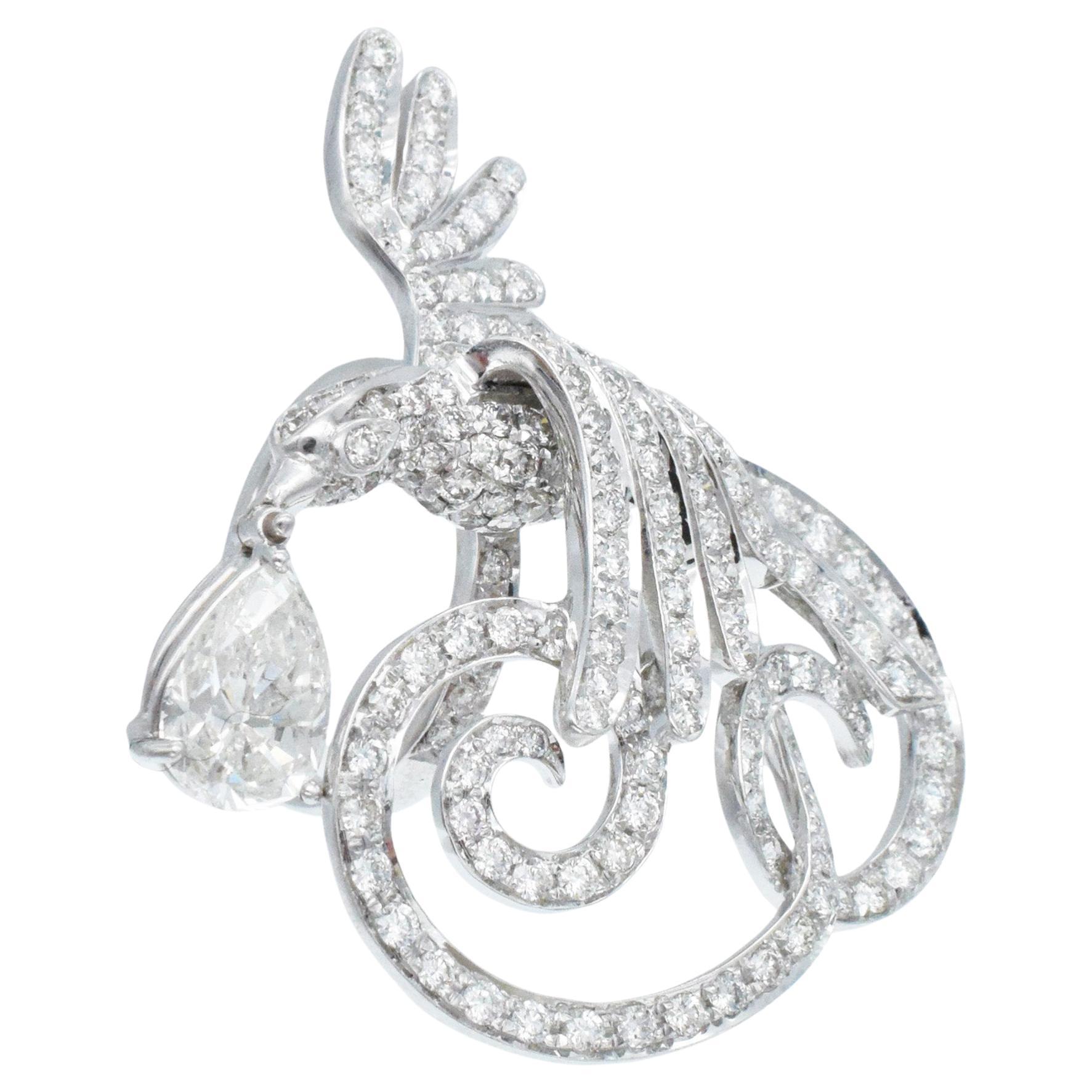 Van Cleef 
Arpels Diamant-Ring "Oiseaux de Paradis im Angebot