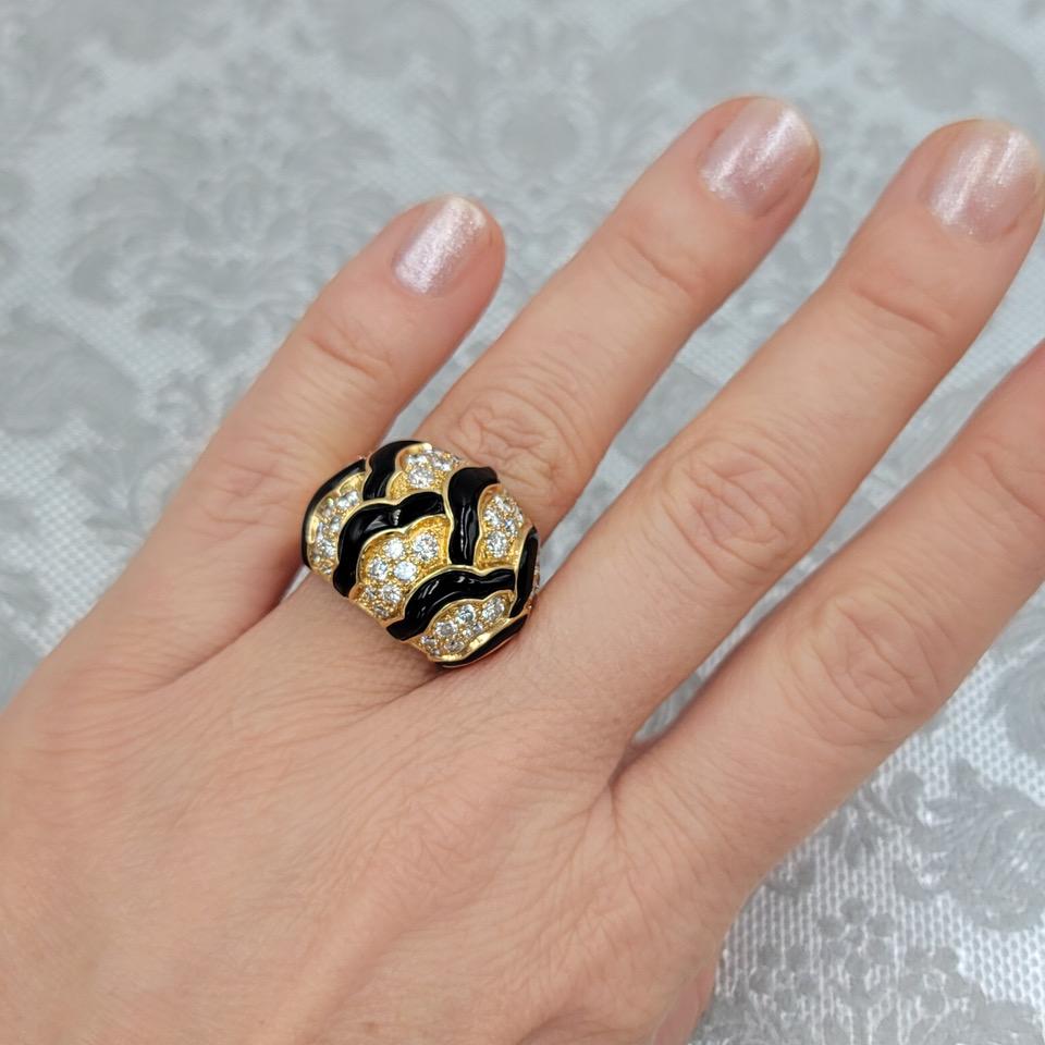 black van cleef ring