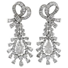 Van Cleef & Arpels Diamond Ribbon Bow Earrings
