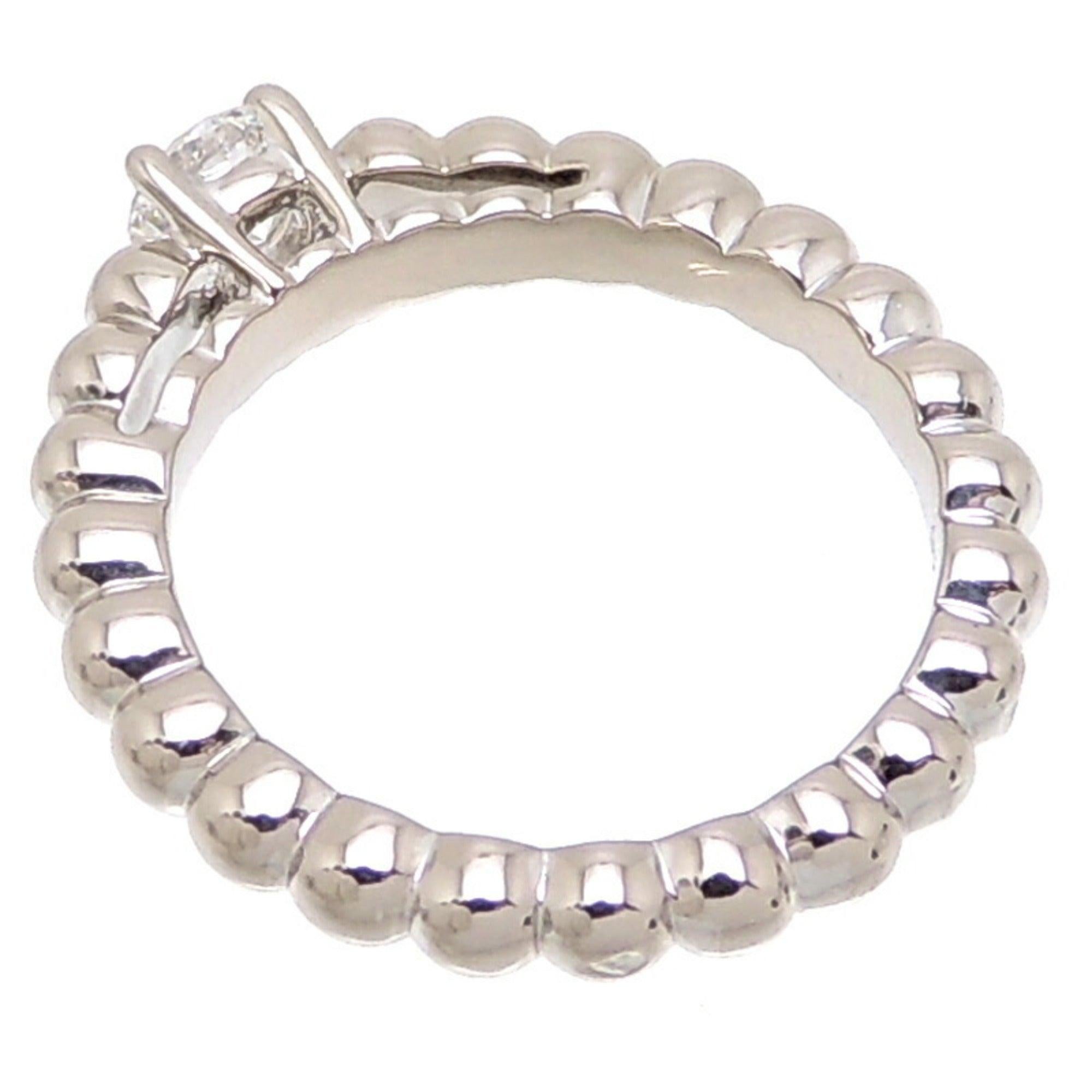 Van Cleef & Arpels Diamantring aus 18 Karat Weißgold mit Diamanten im Zustand „Gut“ im Angebot in London, GB