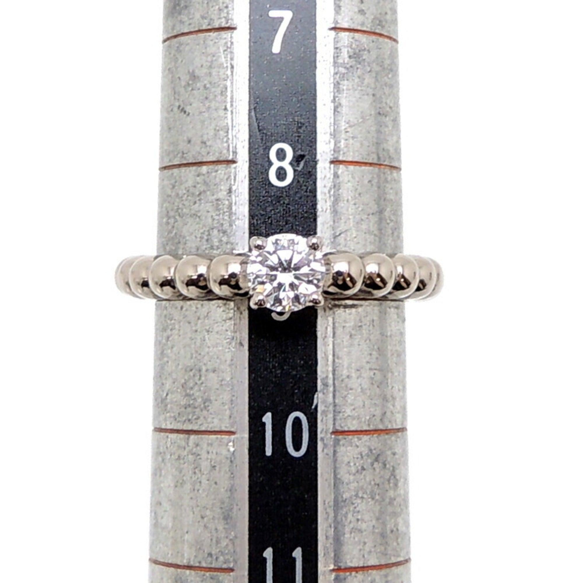 Women's Van Cleef & Arpels Diamond Ring in 18K White Gold For Sale