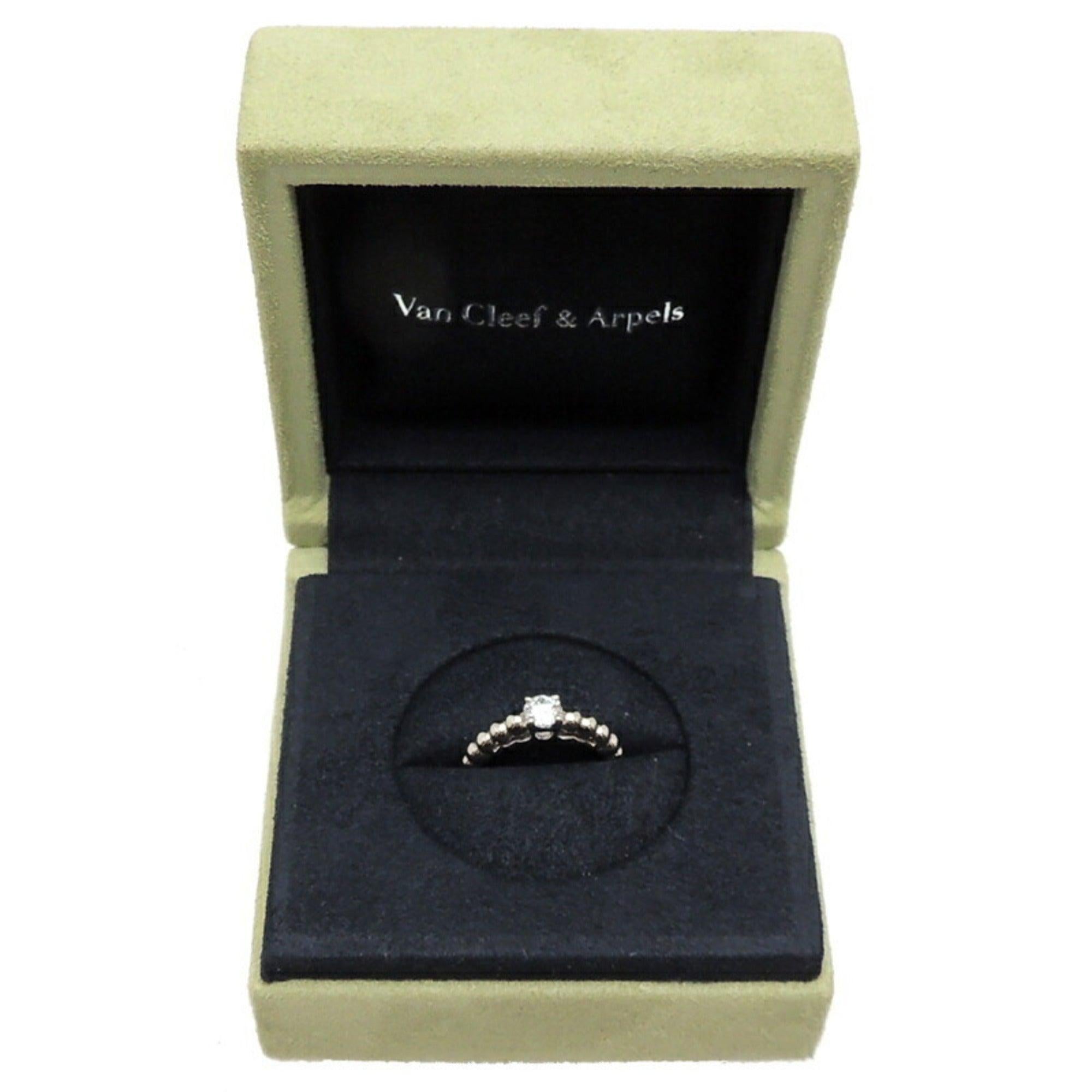 Van Cleef & Arpels Diamantring aus 18 Karat Weißgold mit Diamanten im Angebot 4