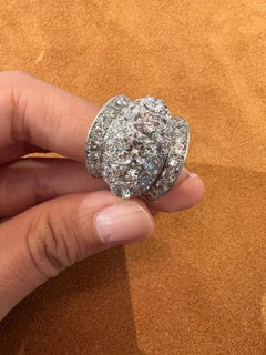 Van Cleef & Arpels Diamond Ring in Platinum, 1960s–1970s