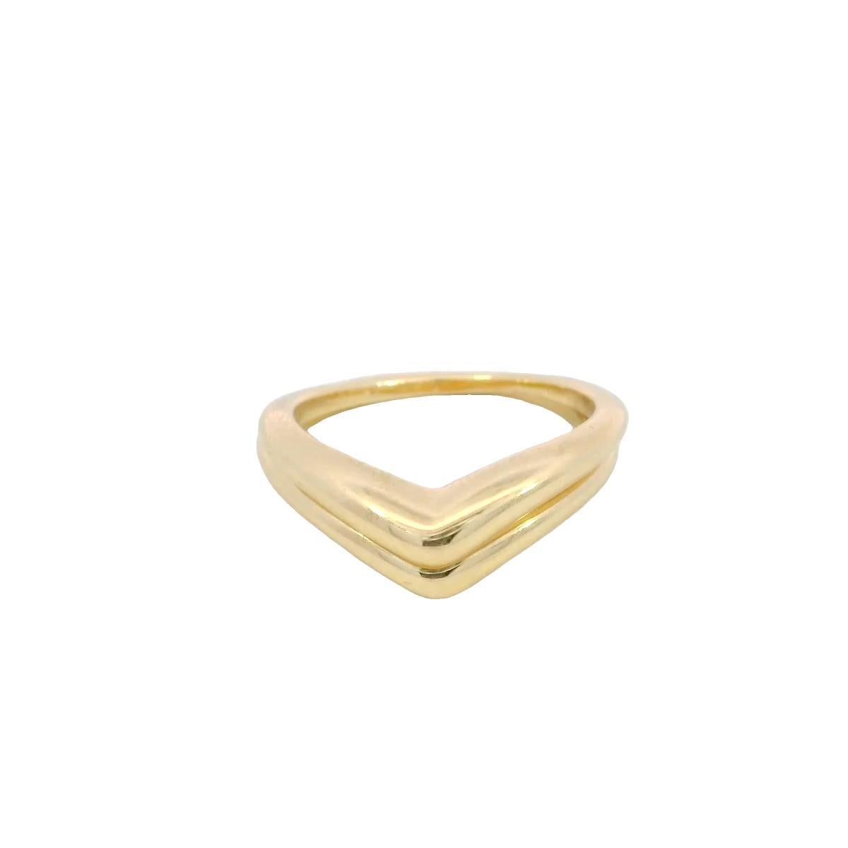 Van Cleef & Arpels Diamond Ring Three Piece Set 18K Yellow Gold Size 5.5 im Angebot 5