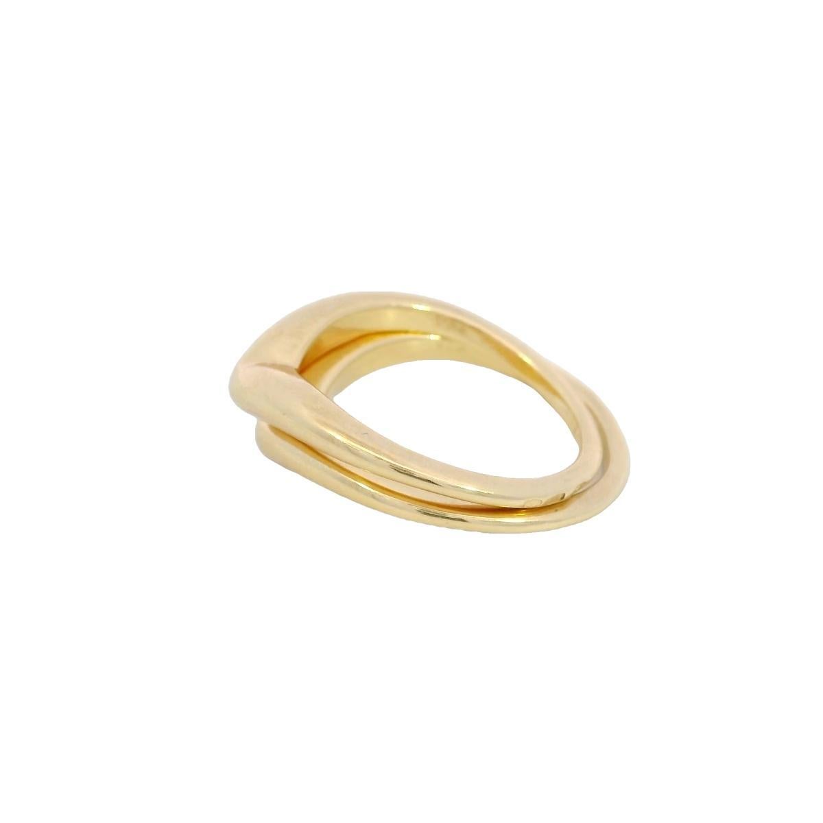 Van Cleef & Arpels Diamond Ring Three Piece Set 18K Yellow Gold Size 5.5 im Angebot 2