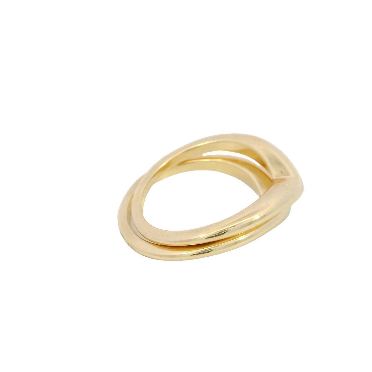 Van Cleef & Arpels Diamond Ring Three Piece Set 18K Yellow Gold Size 5.5 im Angebot 4