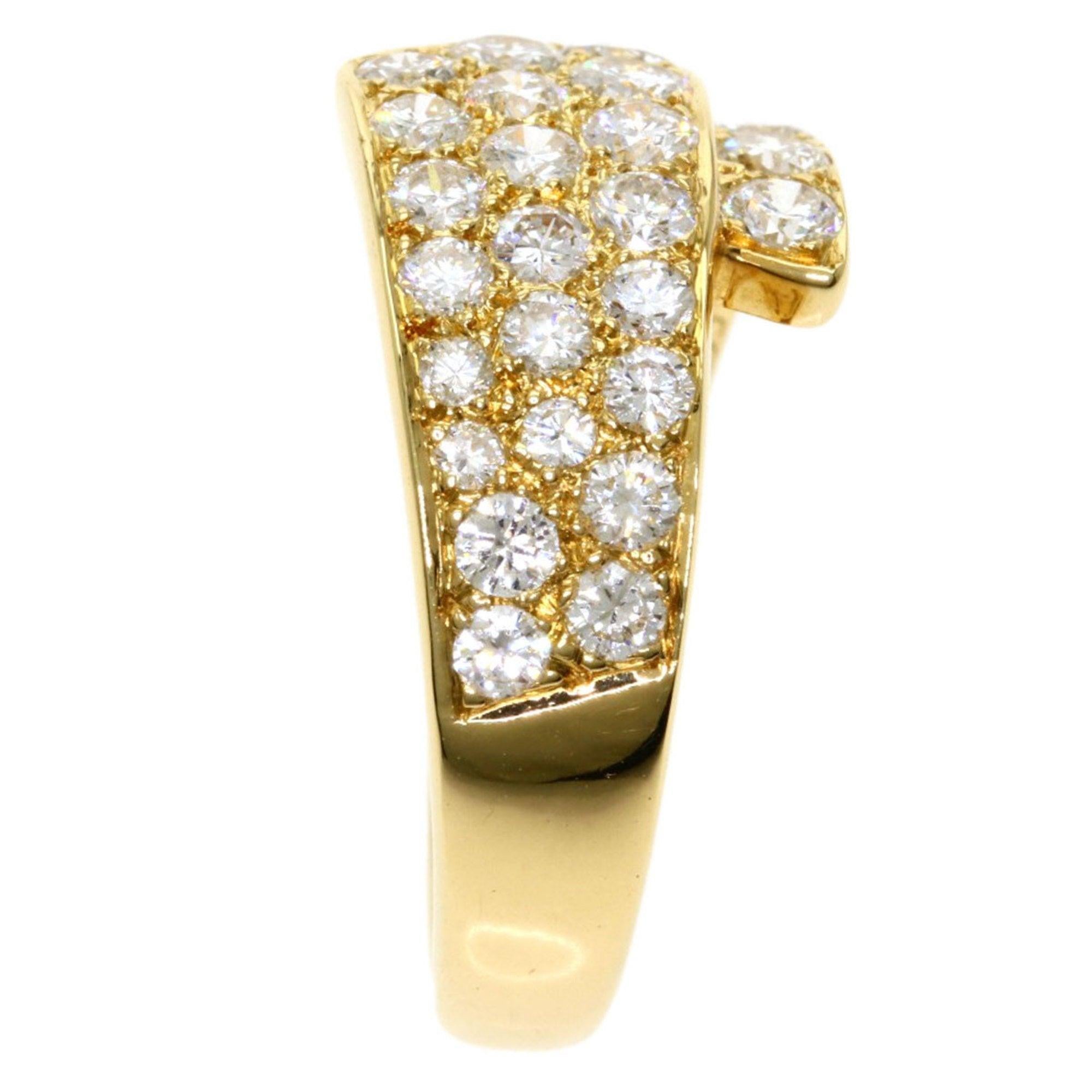 Van Cleef & Arpels Diamond Rings in 18K Yellow Gold In Good Condition For Sale In London, GB