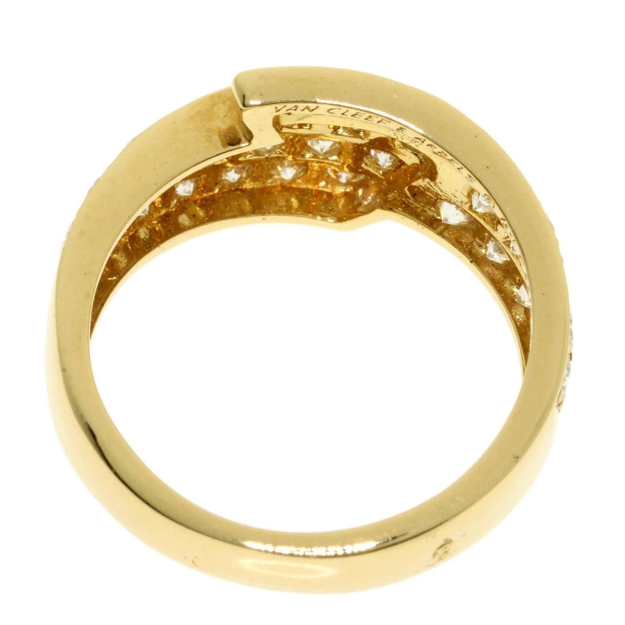 Women's Van Cleef & Arpels Diamond Rings in 18K Yellow Gold For Sale