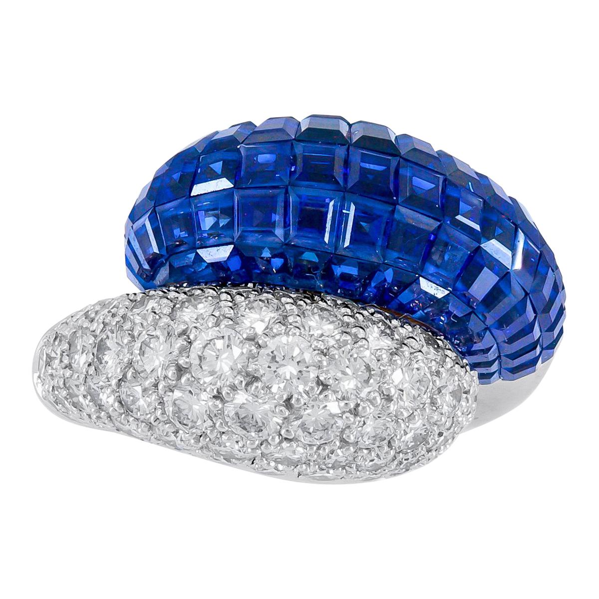 VAN CLEEF and ARPELS "Mystery" Set Ring at 1stdibs