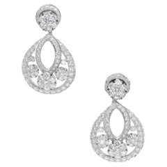 Van Cleef & Arpels Diamond Snowflake Ear-clips