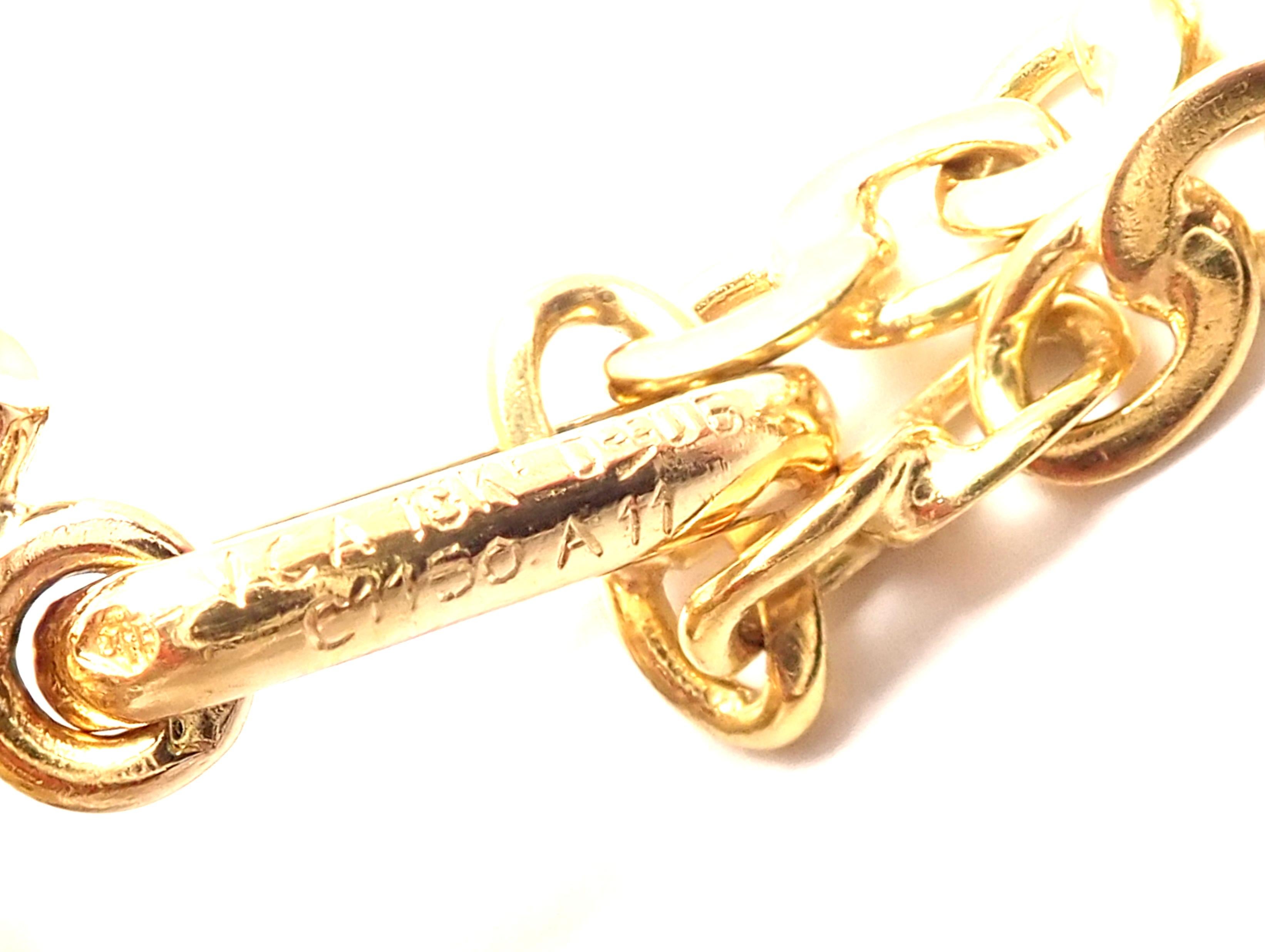 Women's or Men's Van Cleef & Arpels Diamond Strawberry Yellow Gold Pendant Necklace