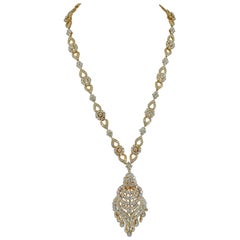 Van Cleef & Arpels Diamond Tassel Gold Necklace or Bracelet