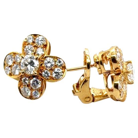 Taille ronde Van Cleef & Arpels Boucles d'oreilles 