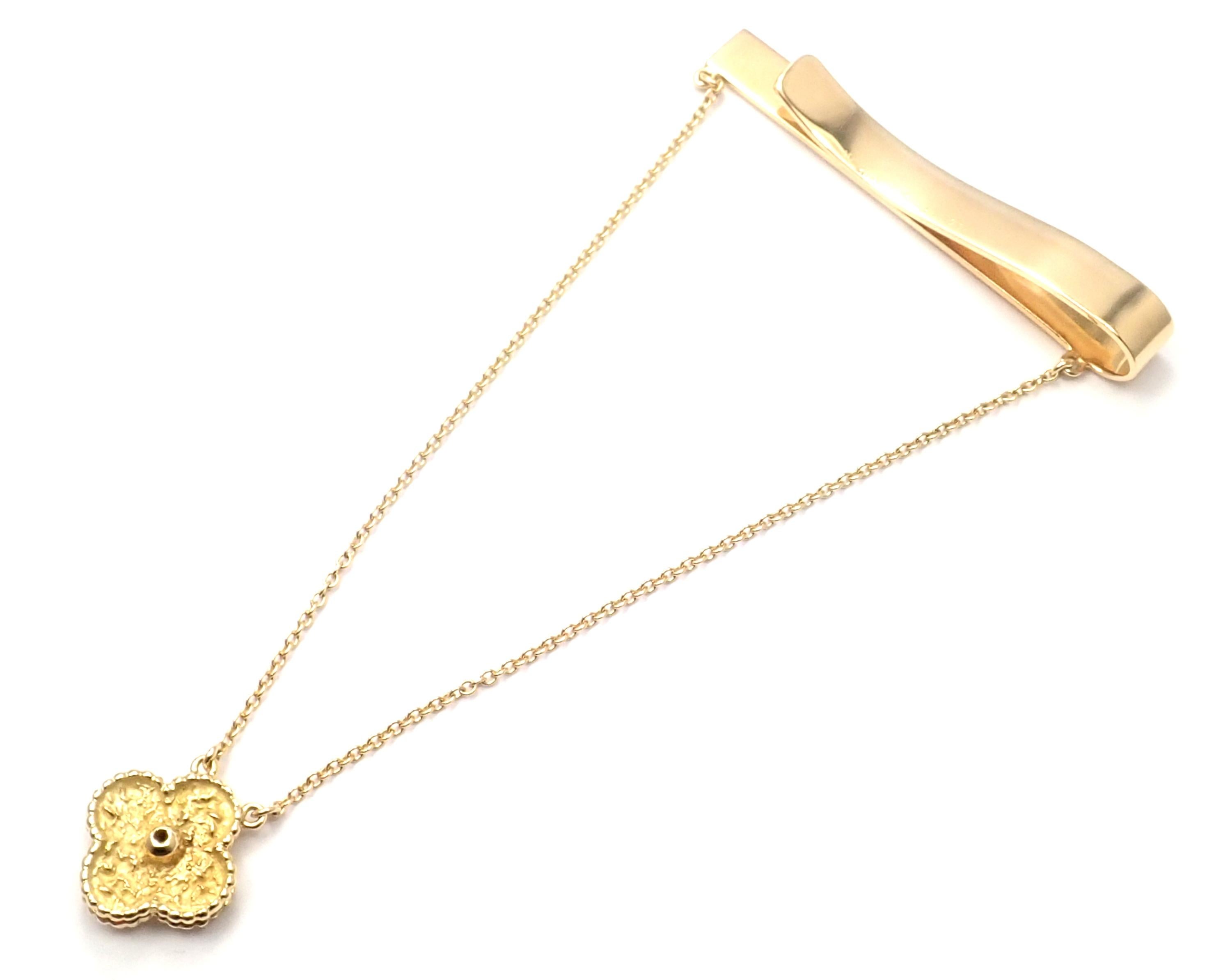 gold tie clip with diamond