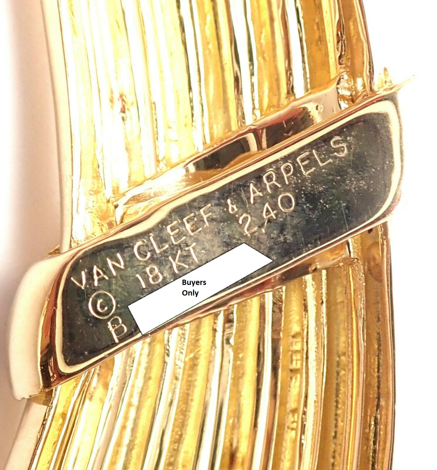 Van Cleef & Arpels Diamant-Halskette aus Gelbgold im Angebot 6
