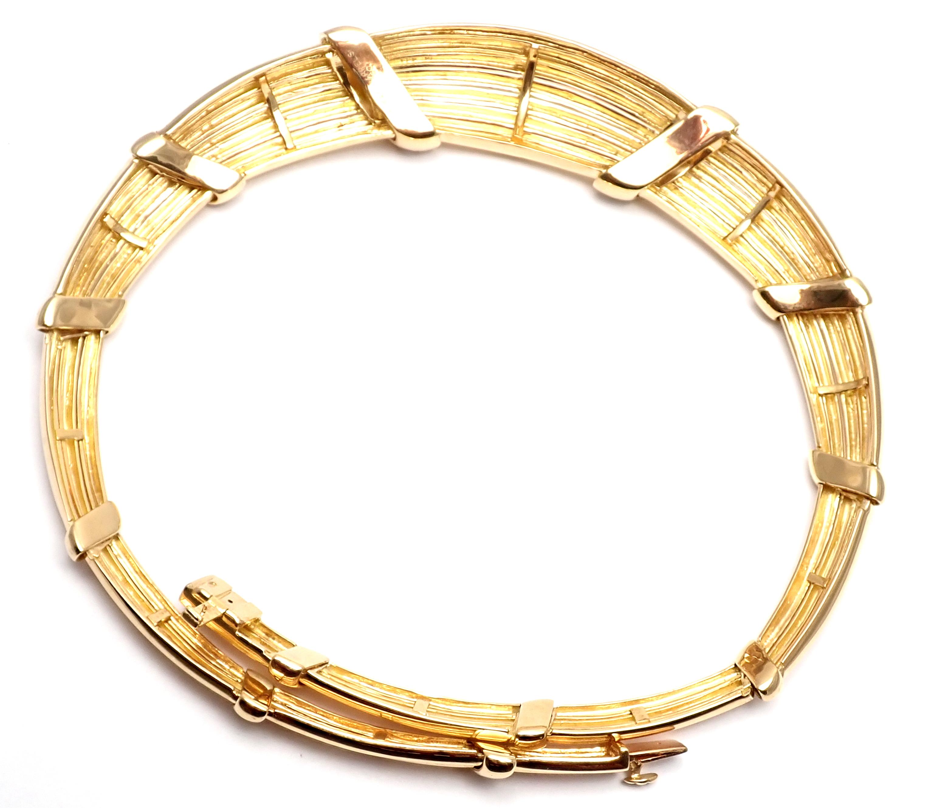 Van Cleef & Arpels Diamant-Halskette aus Gelbgold im Angebot 3