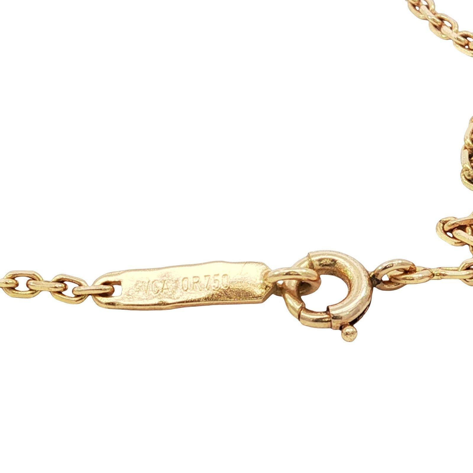 Van Cleef & Arpels Collana con ciondolo a forma di cane in oro giallo francese 18 carati in vendita 8
