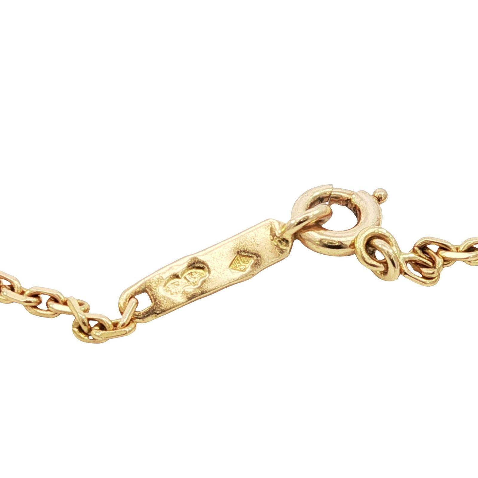 Van Cleef & Arpels Collana con ciondolo a forma di cane in oro giallo francese 18 carati in vendita 9