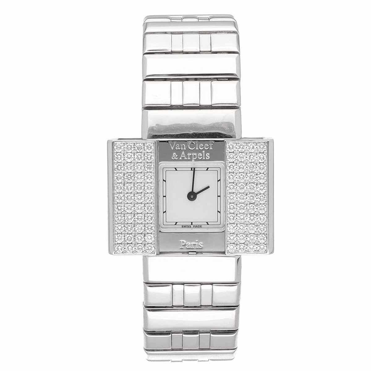■ Item Number: 24360901
■ Brand: Van Cleef & Arpels
■ Product Name: Domino 39 Diamond Bracelet Watch
■ Material: Diamonds, 750 K18 WG White Gold
■ Wrist Size: Approximately 17cm / 6.69in
■ Strap Width: Approximately 17.50mm / 0.69in
■ Case Size: