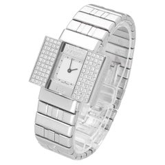 Van Cleef & Arpels Domino Diamond 18K WG Montre-bracelet 17cm Quartz