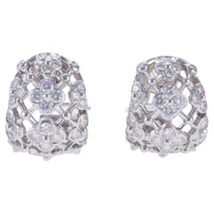 Van Cleef & Arpels Eden Diamond Gold Earrings