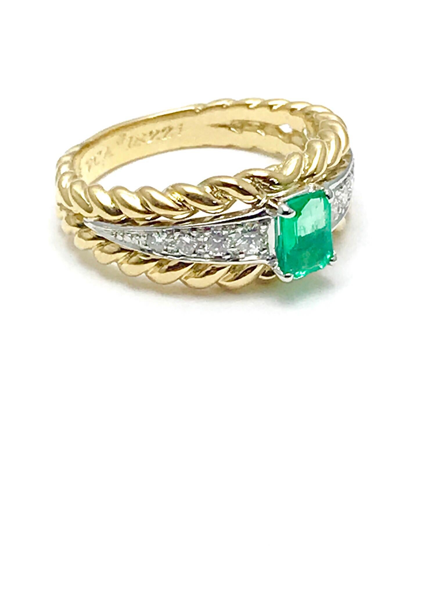 emerald ring van cleef