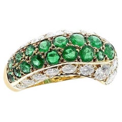 Van Cleef & Arpels Emerald and Diamond Ring, 18k