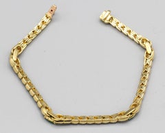 Van Cleef & Arpels Emerald, Diamond and 18 Karat Gold Bracelet