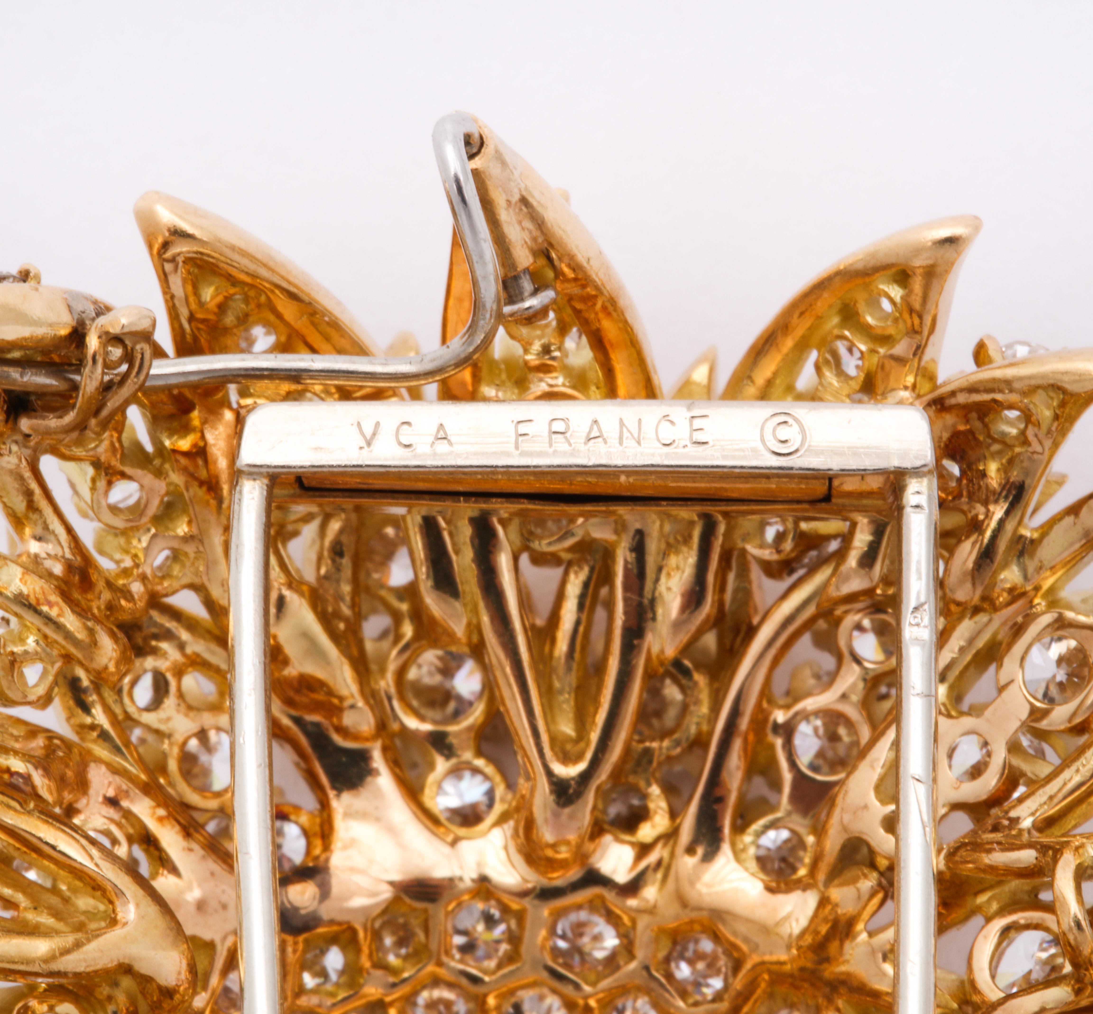 Van Cleef & Arpels Emerald Diamond Lion Pin or Pendant 3