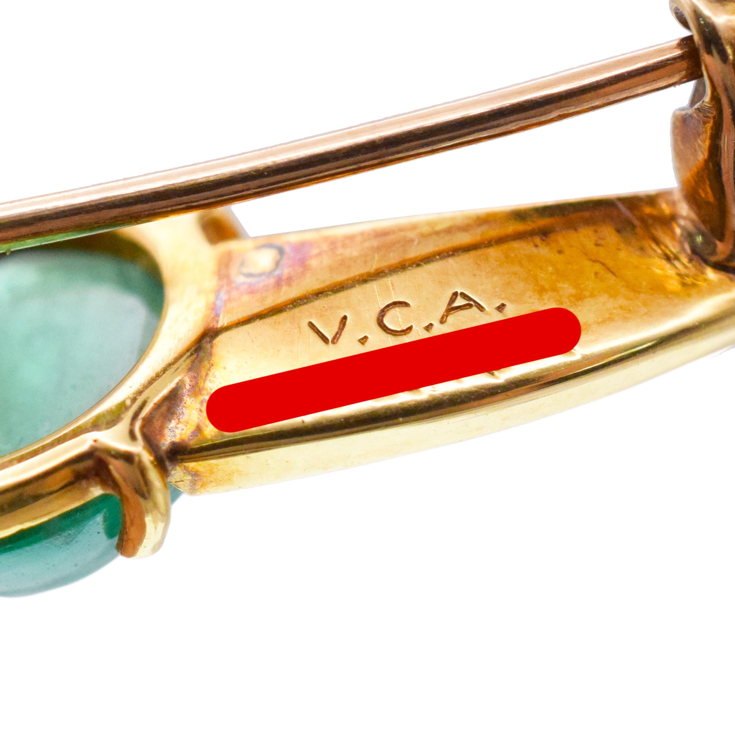 Van Cleef & Arpels Emerald, Ruby, And Diamond Hum… - image 5