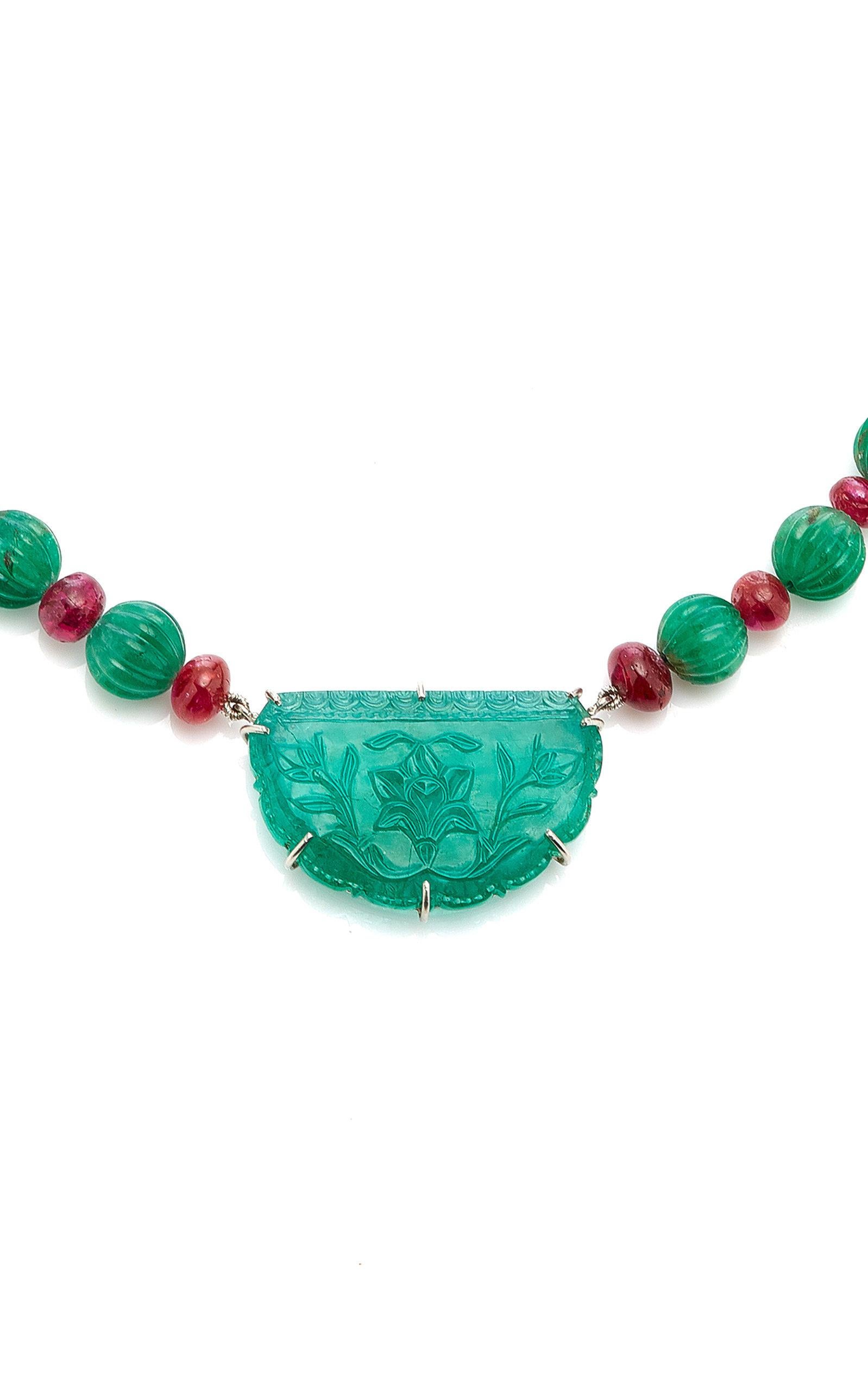 van cleef and arpels emerald necklace