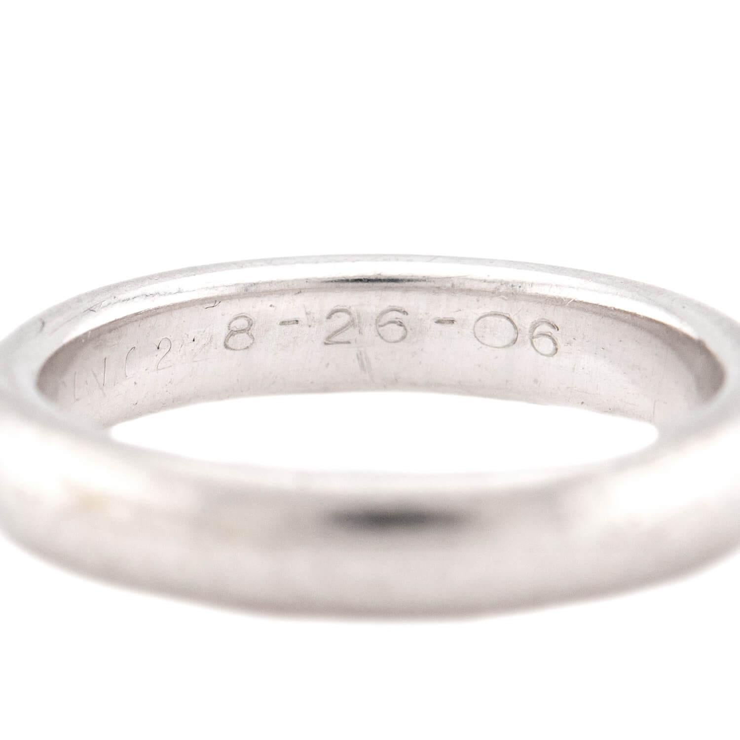 De las mujeres VAN CLEEF & ARPELS Alianza de boda de platino Estate en venta