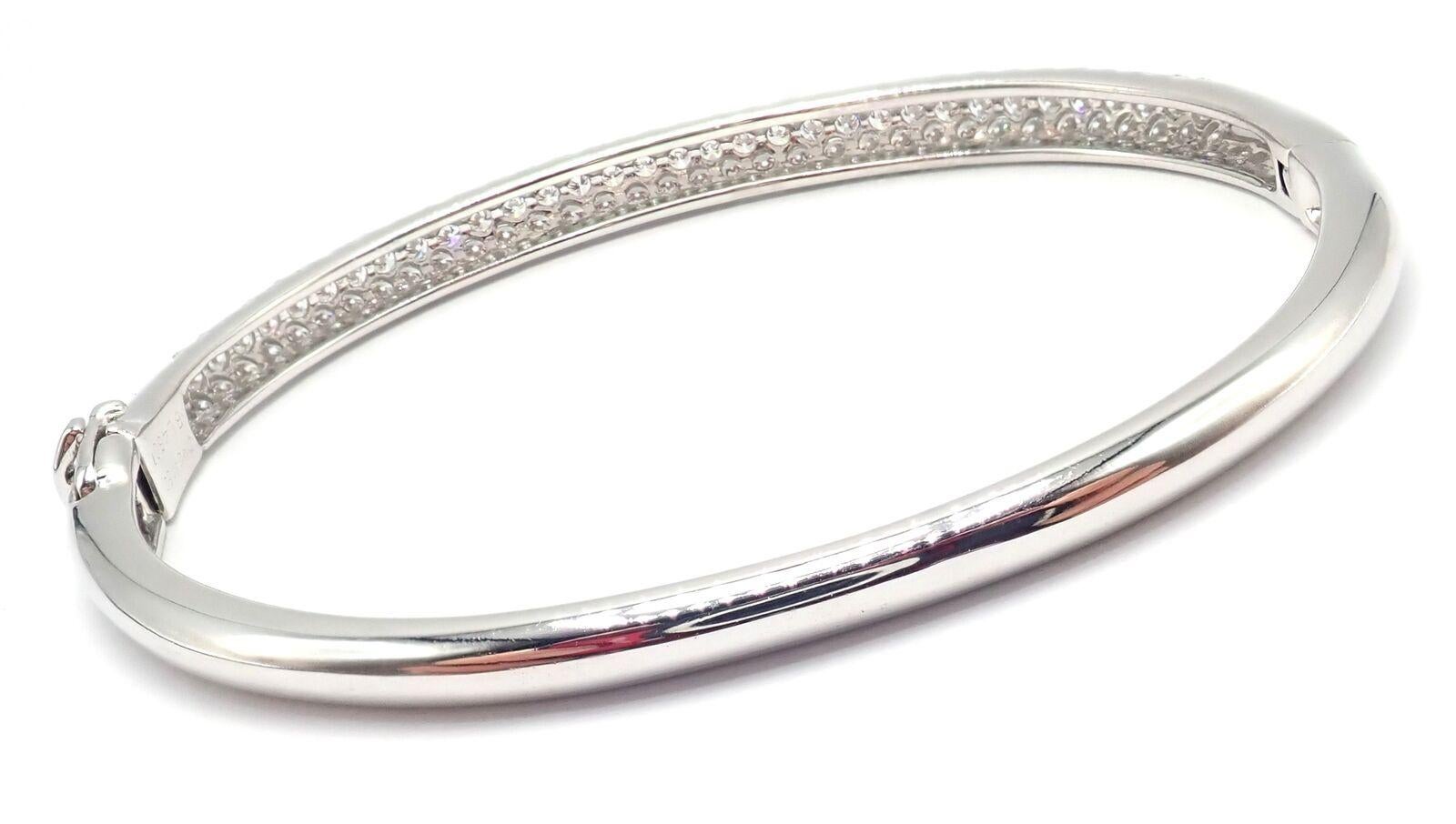 da uomo o donna Van Cleef & Arpels Bracciale Eve in oro bianco con diamanti in vendita