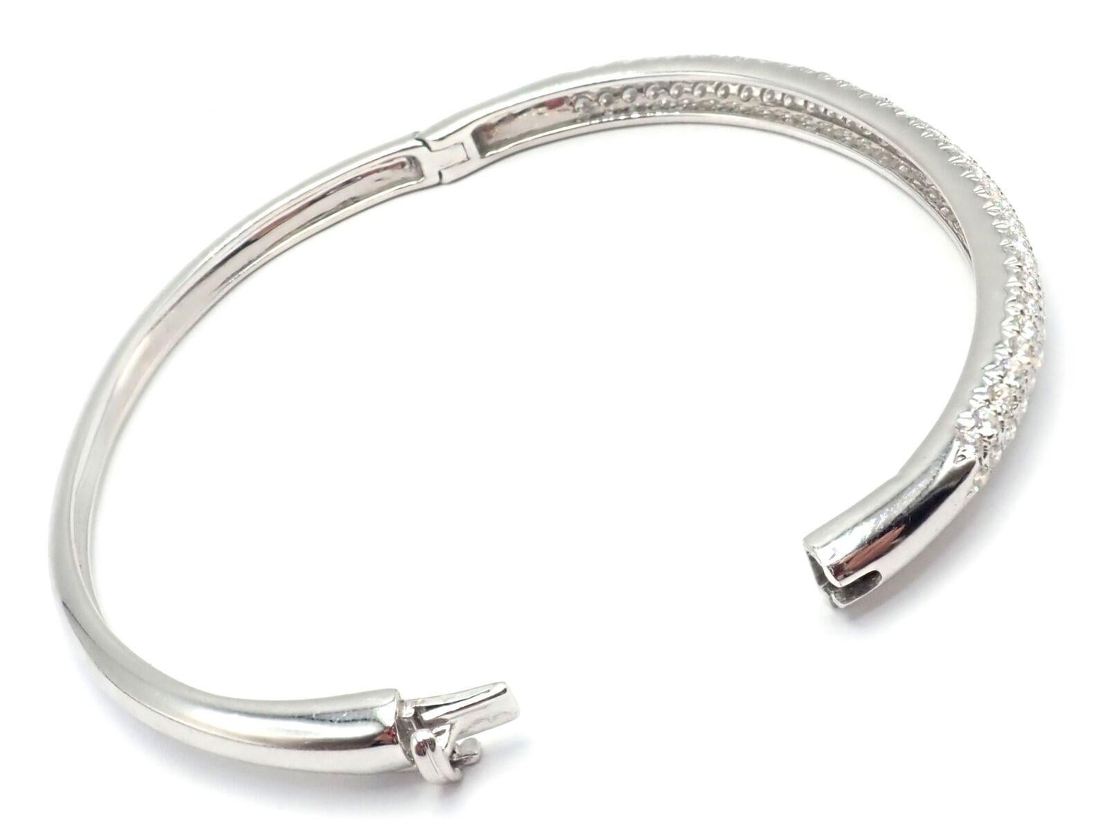 Van Cleef & Arpels Bracciale Eve in oro bianco con diamanti in vendita 3