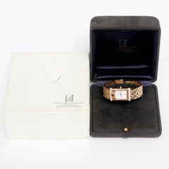 Van Cleef & Arpels Façade Diamond and Ruby Ladies Watch