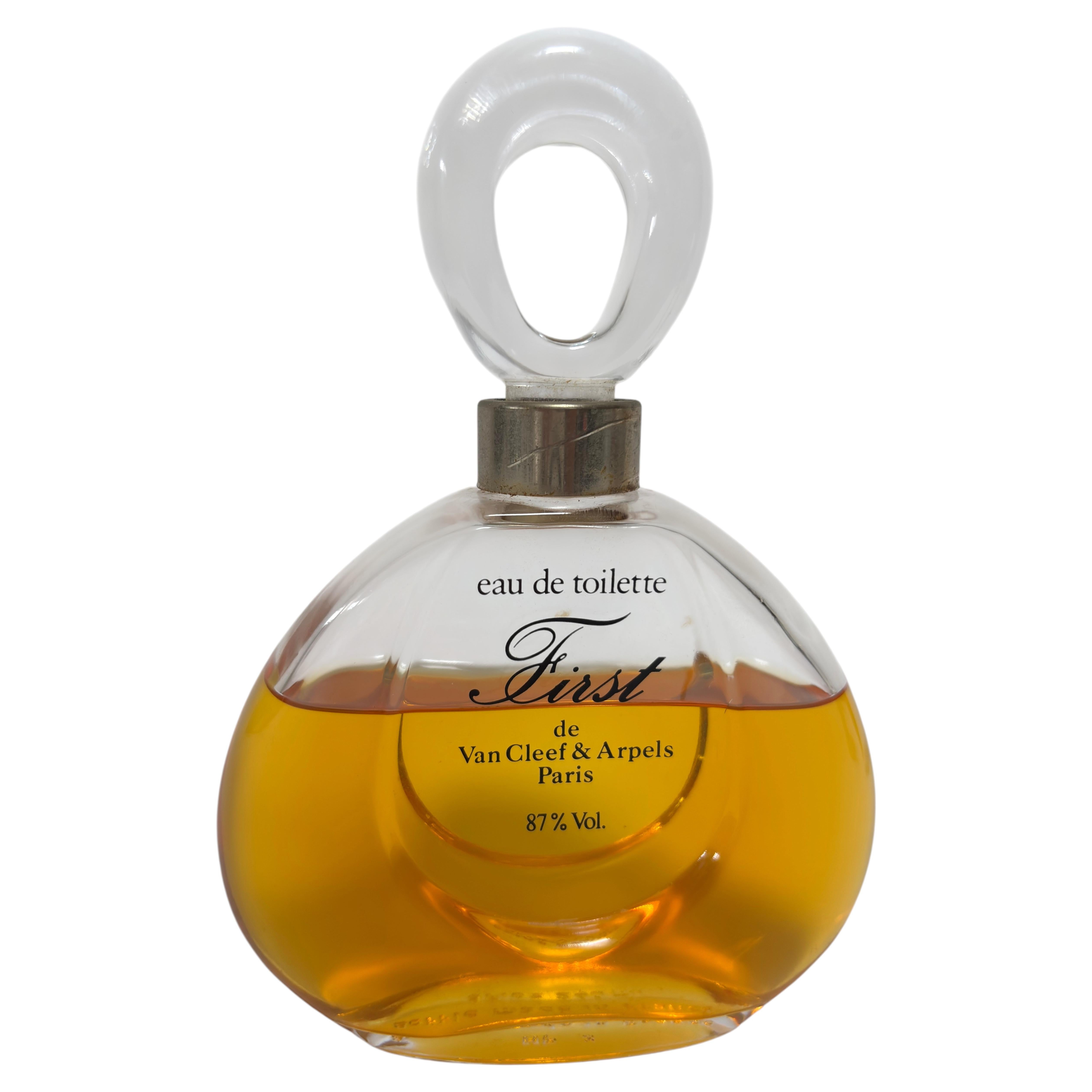 Van Cleef & Arpels “First” Large Eau de Toilette Bottle Collectible France 1976 For Sale