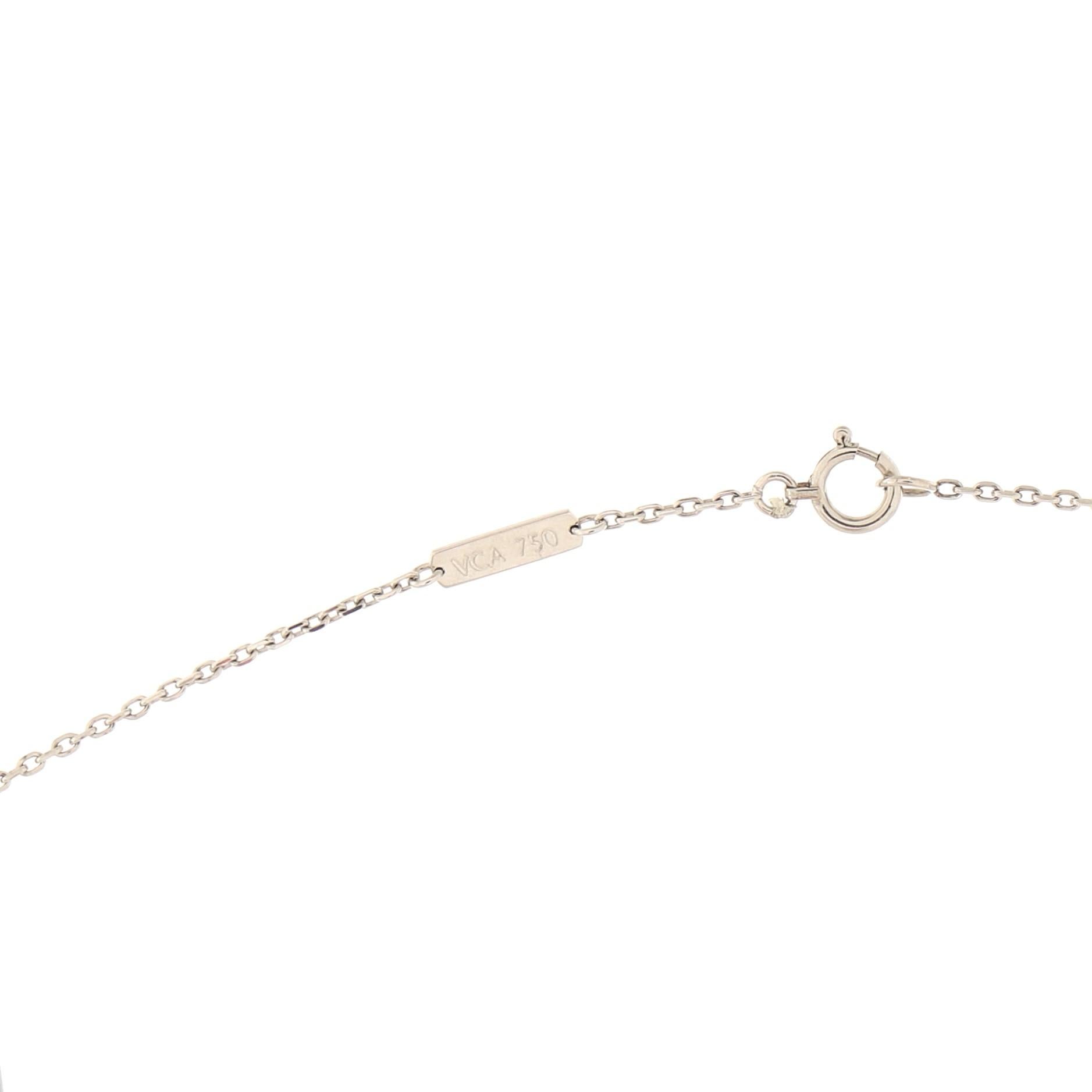 vca fleurette necklace