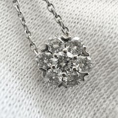 Van Cleef & Arpels Fleurette Pendant Necklace in 18k White Gold