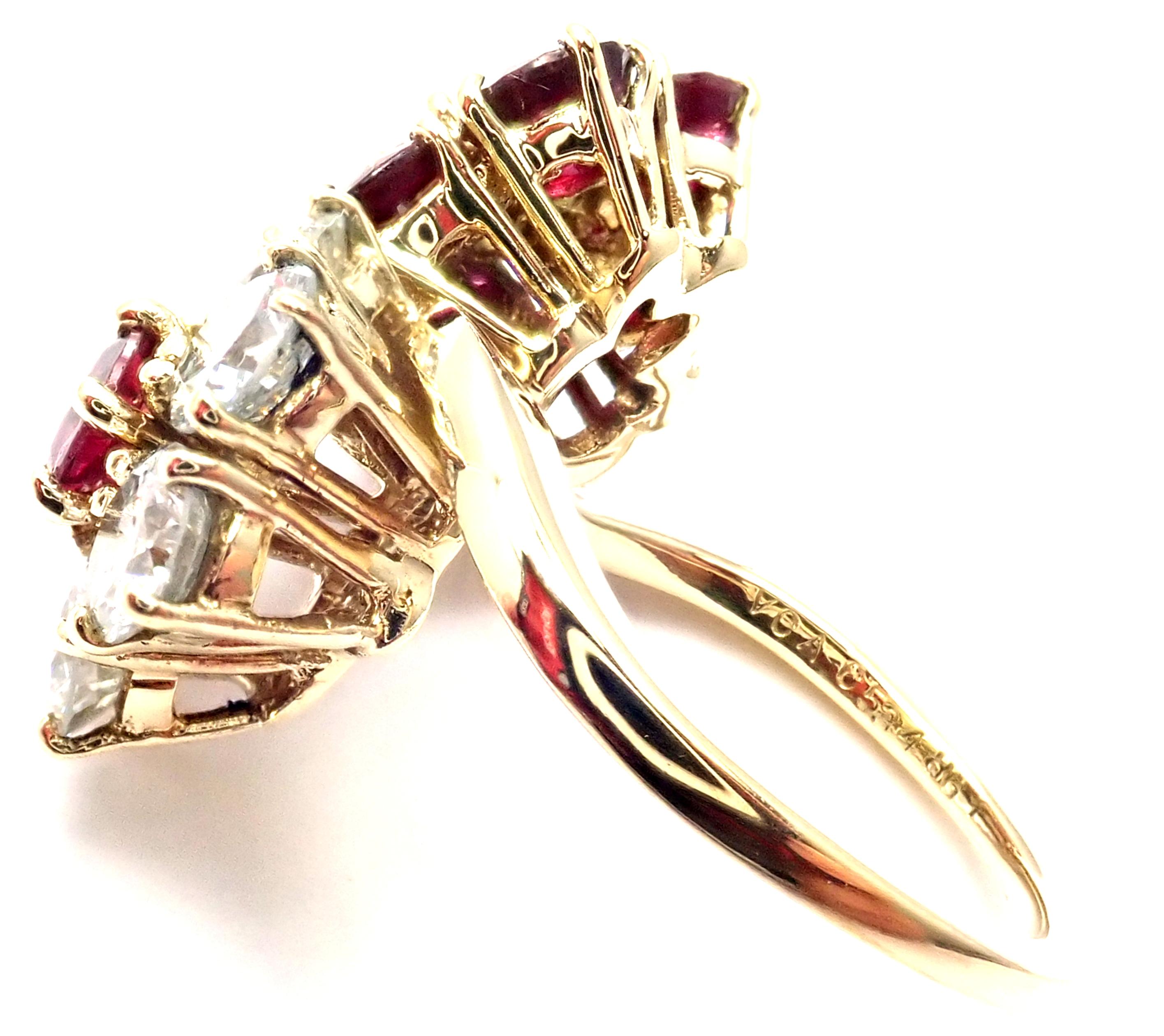 bague fleur van cleef