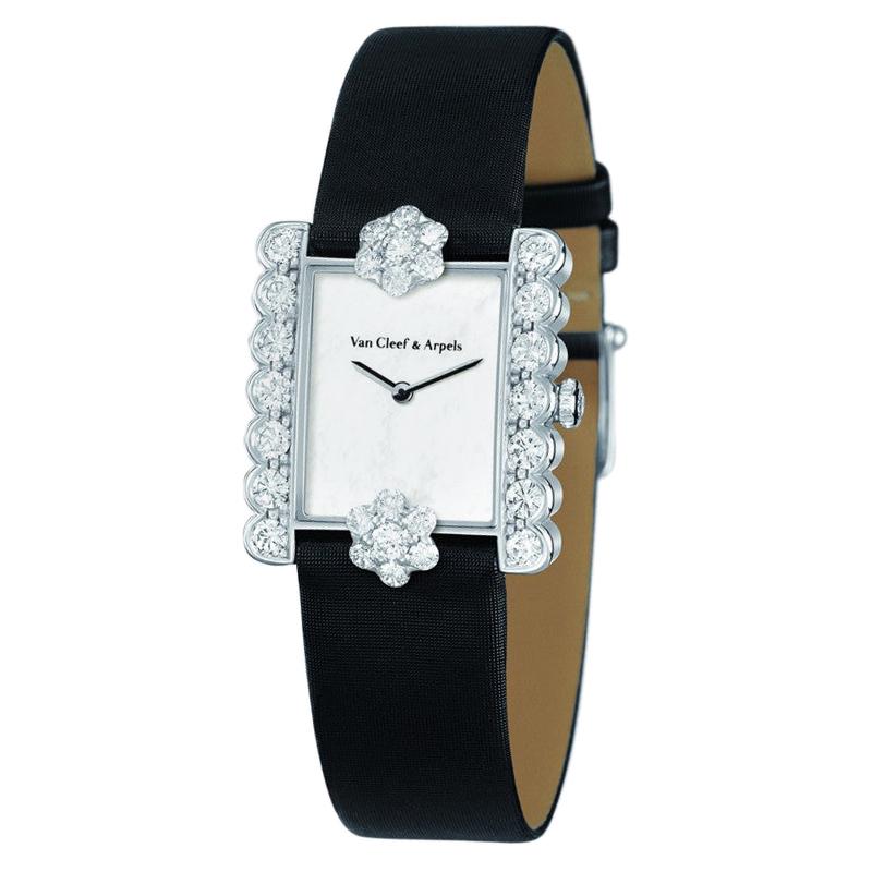 Van Cleef & Arpels Fleurette Square Diamond Watch