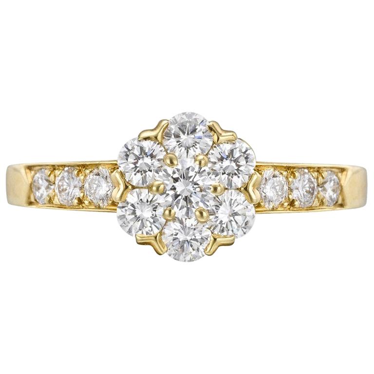 Van Cleef & Arpels Fleurette Gelbgold Damenring ARA47352