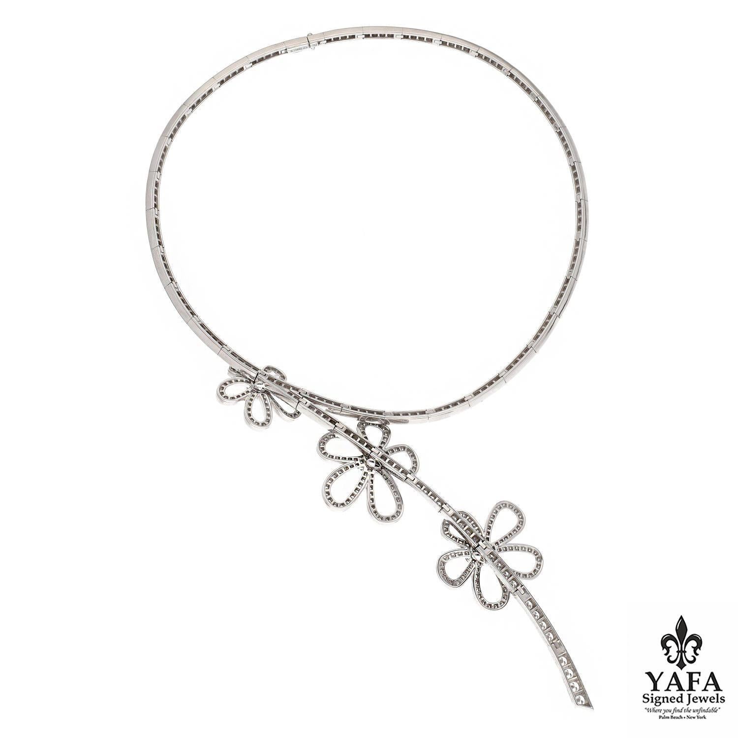 Taglio rotondo Van Cleef & Arpels - Collana con diamanti della collezione 