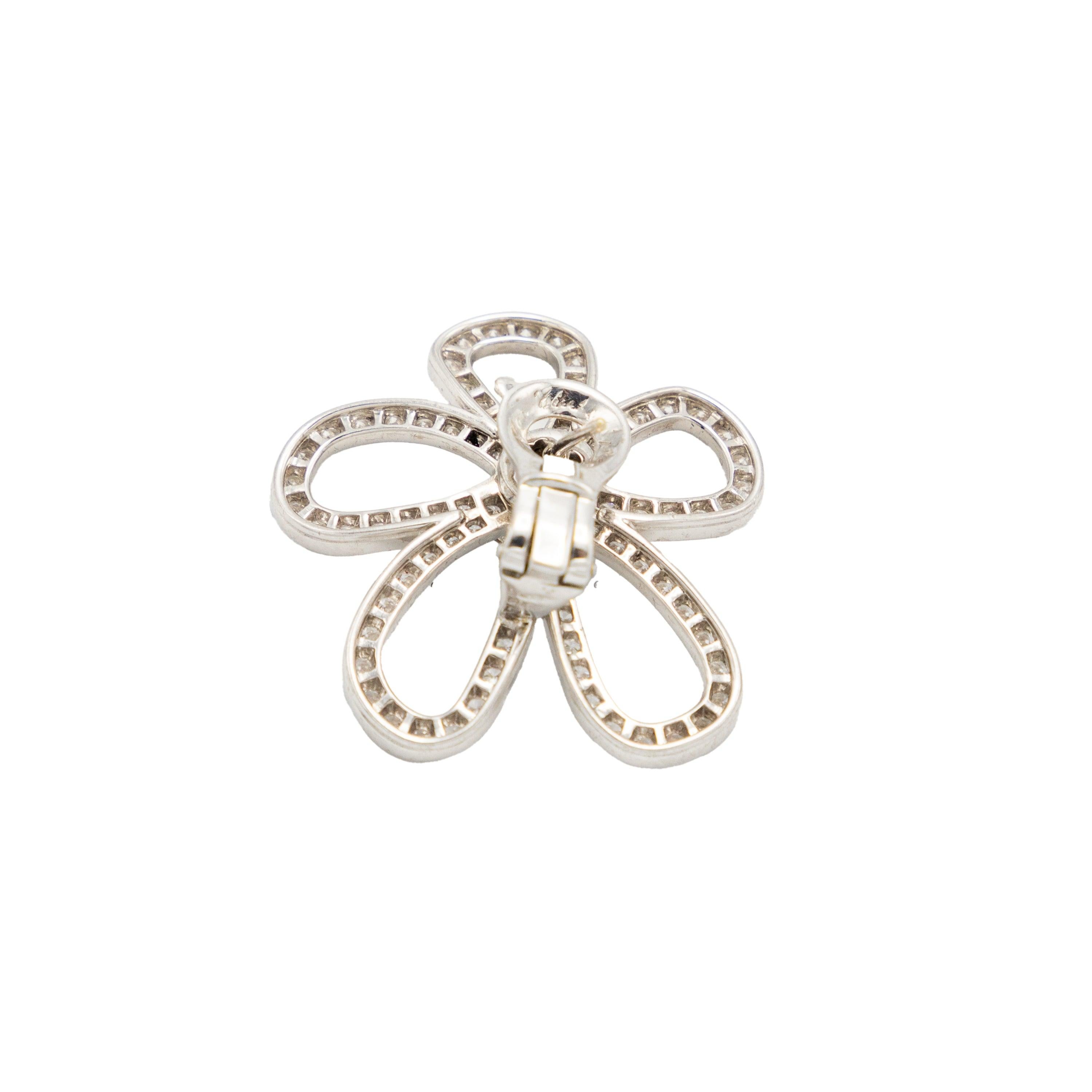 Van Cleef & Arpels Flowerlace Earrings - '90s For Sale 1