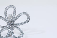 Van Cleef & Arpels Flowerlace Ring White Gold, Diamond